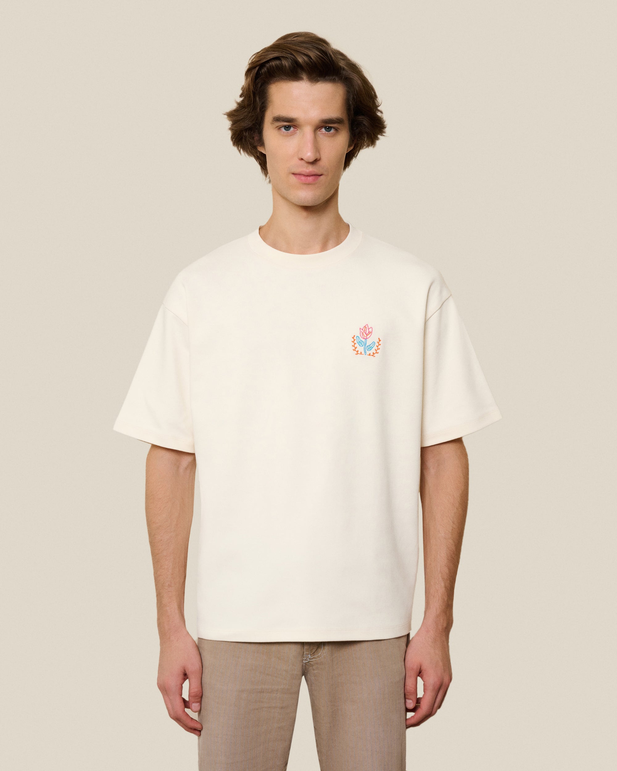 Red Blue Tulip T-SHIRT